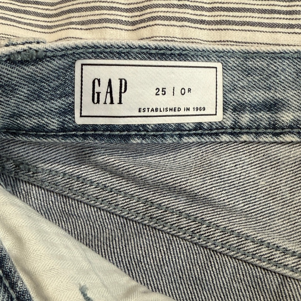 GAP NWT Y2K multi pocket wide leg blue jeans with zippers - Picture 2 of 10